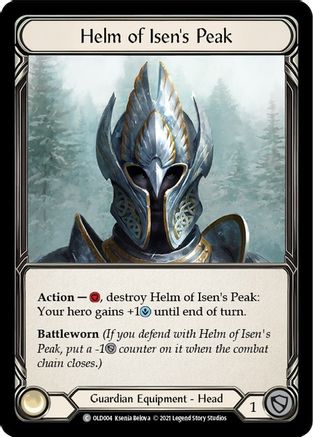 Helm of Isen's Peak [OLD004] (Tales of Aria Oldhim Blitz Deck)  1st Edition Normal-1