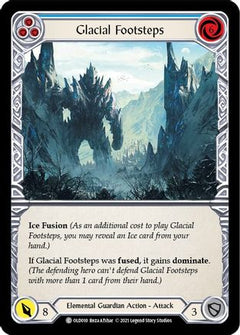 Glacial Footsteps (Blue) [OLD010] (Tales of Aria Oldhim Blitz Deck)  1st Edition Normal-1