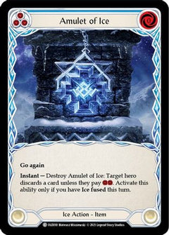 Amulet of Ice (Blue) [OLD018] (Tales of Aria Oldhim Blitz Deck)  1st Edition Normal-1