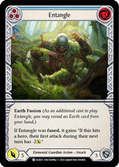 Entangle (Blue) [OLD021] (Tales of Aria Oldhim Blitz Deck)  1st Edition Normal-1