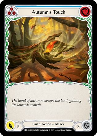 Autumn's Touch (Blue) [OLD024] (Tales of Aria Oldhim Blitz Deck)  1st Edition Normal-1