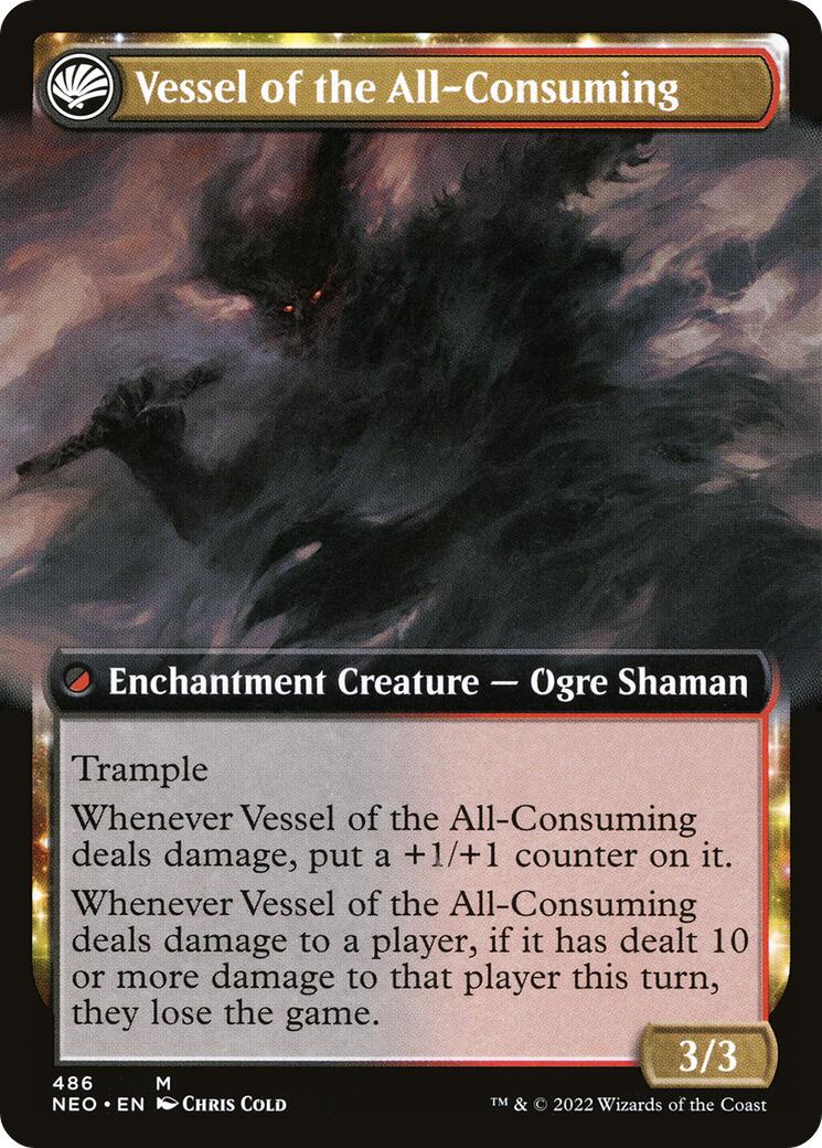 Hidetsugu Consumes All // Vessel of the All-Consuming (Extended Art) [Kamigawa: Neon Dynasty]-2