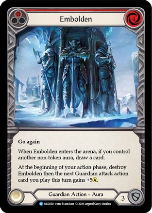 Embolden (Red) [OLD030] (Tales of Aria Oldhim Blitz Deck)  1st Edition Normal-1