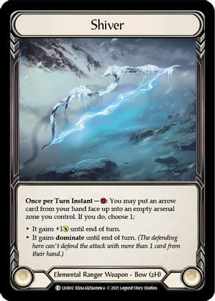 Shiver [LXI002] (Tales of Aria Lexi Blitz Deck)  1st Edition Normal-1