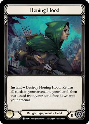 Honing Hood [LXI003] (Tales of Aria Lexi Blitz Deck)  1st Edition Normal-1