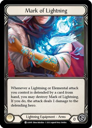 Mark of Lightning [LXI005] (Tales of Aria Lexi Blitz Deck)  1st Edition Normal-1