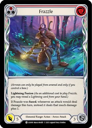 Frazzle (Red) [LXI009] (Tales of Aria Lexi Blitz Deck)  1st Edition Normal-1