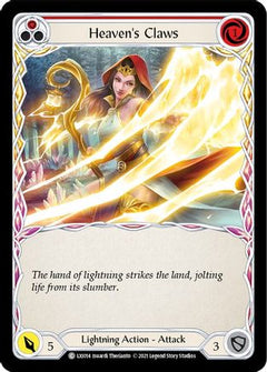 Heaven's Claws (Red) [LXI014] (Tales of Aria Lexi Blitz Deck)  1st Edition Normal-1