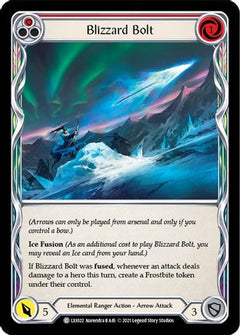 Blizzard Bolt (Red) [LXI022] (Tales of Aria Lexi Blitz Deck)  1st Edition Normal-1