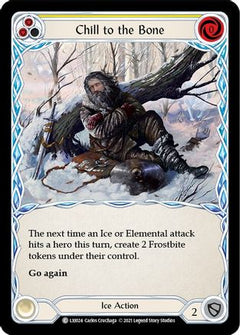 Chill to the Bone (Yellow) [LXI024] (Tales of Aria Lexi Blitz Deck)  1st Edition Normal-1