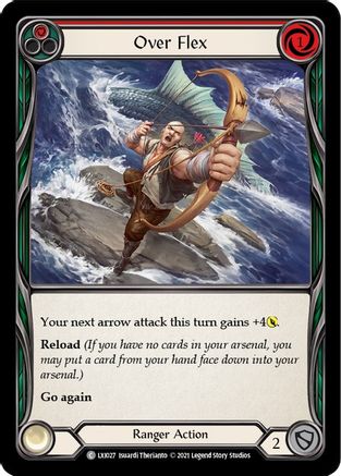 Over Flex (Red) [LXI027] (Tales of Aria Lexi Blitz Deck)  1st Edition Normal