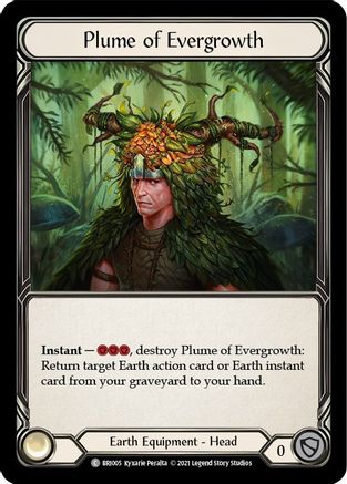 Plume of Evergrowth [BRI005] (Tales of Aria Briar Blitz Deck)  1st Edition Normal-1