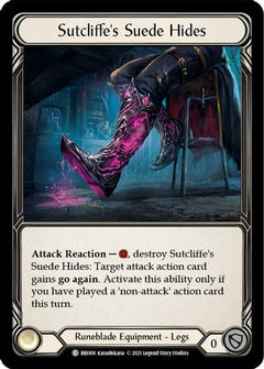 Sutcliffe's Suede Hides [BRI008] (Tales of Aria Briar Blitz Deck)  1st Edition Normal-1