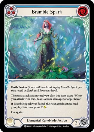 Bramble Spark (Blue) [BRI015] (Tales of Aria Briar Blitz Deck)  1st Edition Normal-1