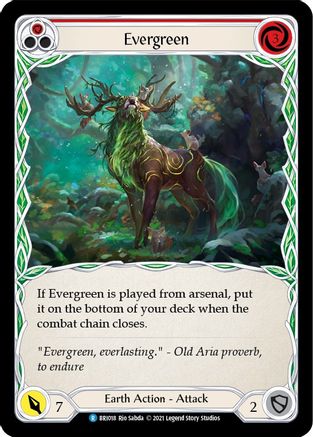 Evergreen (Red) [BRI018] (Tales of Aria Briar Blitz Deck)  1st Edition Normal-1