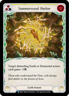 Summerwood Shelter (Yellow) [BRI023] (Tales of Aria Briar Blitz Deck)  1st Edition Normal-1