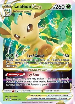 Leafeon VSTAR (SWSH195) [Sword & Shield: Black Star Promos]-1
