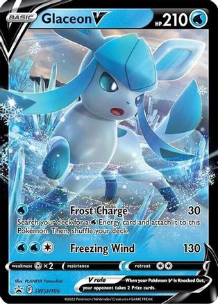 Glaceon V (SWSH196) [Sword & Shield: Black Star Promos]-1