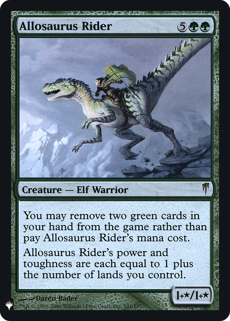 Allosaurus Rider [Mystery Booster]-1