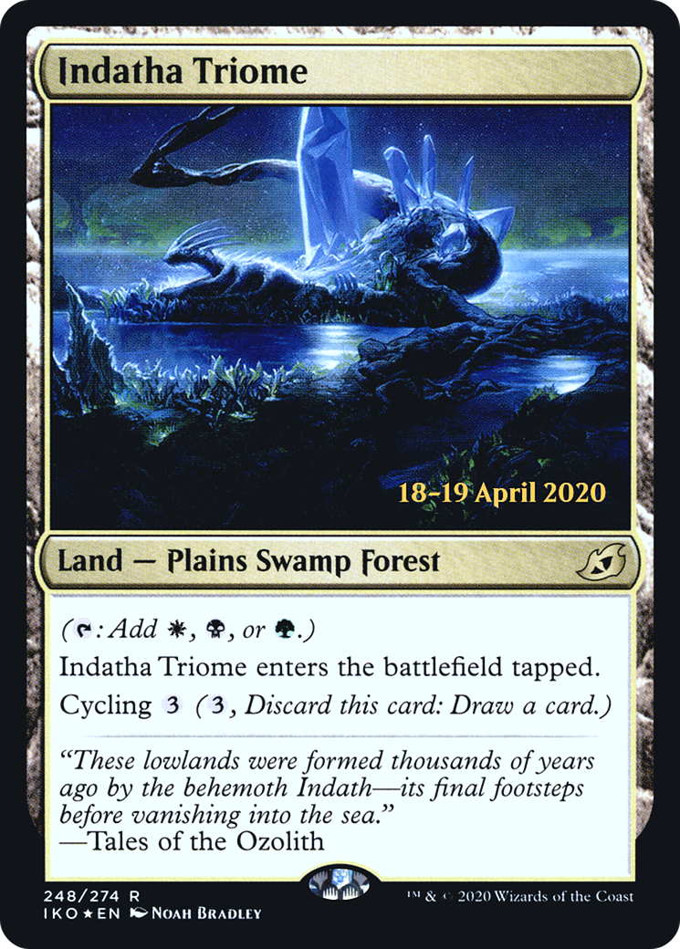Indatha Triome [Ikoria: Lair of Behemoths Prerelease Promos]-1