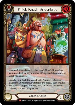 Knick Knack Bric-a-brac [EVR159] (Everfest)  1st Edition Extended Art Rainbow Foil-3
