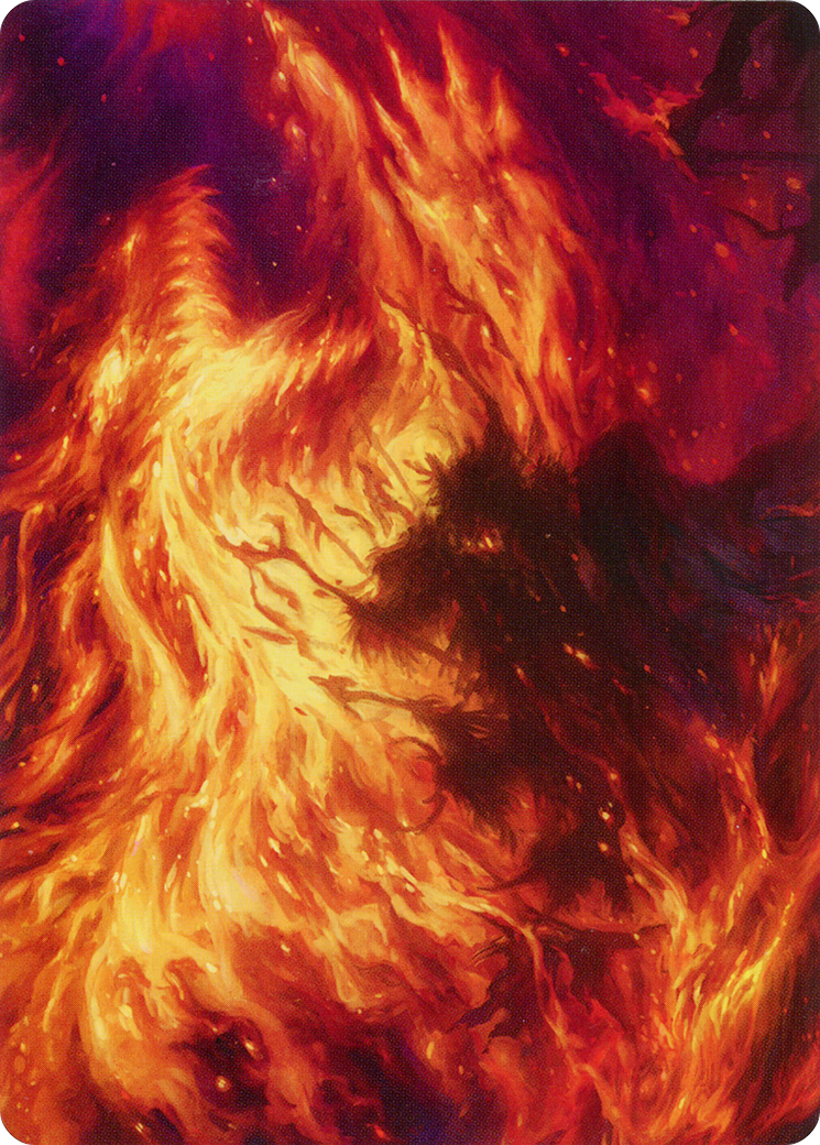 Stoke the Flames // Stoke the Flames (AMOM-038) - March of the Machine Art Series (Borderless)-3