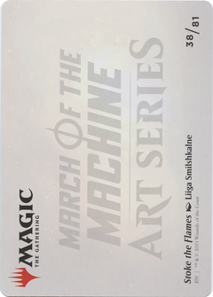 Stoke the Flames // Stoke the Flames (AMOM-038) - March of the Machine Art Series (Borderless)-2