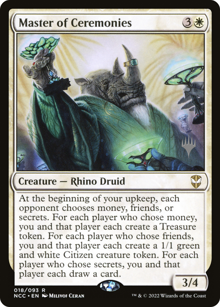 Master of Ceremonies (Promo Pack) [Streets of New Capenna Commander Promos]-1