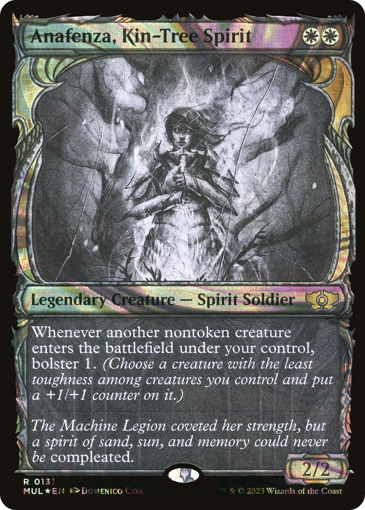 Anafenza, Kin-Tree Spirit (Halo Foil) [Multiverse Legends]-1