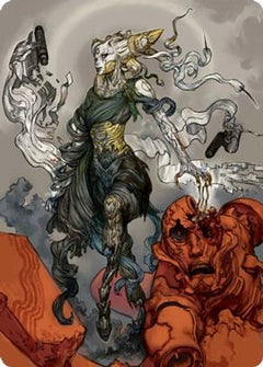 Tamiyo, Compleated Sage Art Card (ASNEO-076) - Art Series: Kamigawa: Neon Dynasty-1