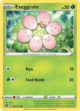 Exeggcute (001/172) [Sword & Shield: Brilliant Stars]-1