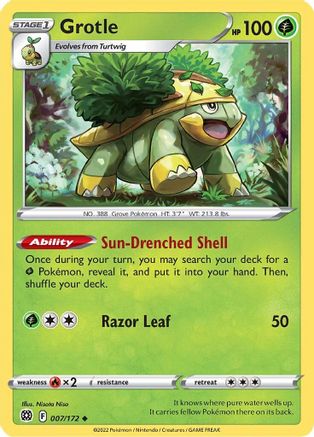 Grotle (007/172) [Sword & Shield: Brilliant Stars]-1