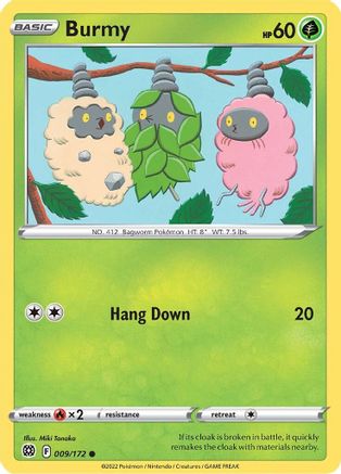 Burmy (009/172) [Sword & Shield: Brilliant Stars]-1