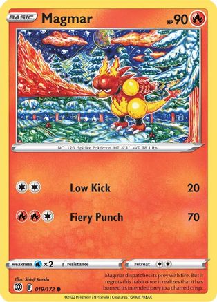 Magmar (019/172) [Sword & Shield: Brilliant Stars]-1