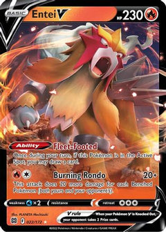 Entei V (022/172) [Sword & Shield: Brilliant Stars]-1