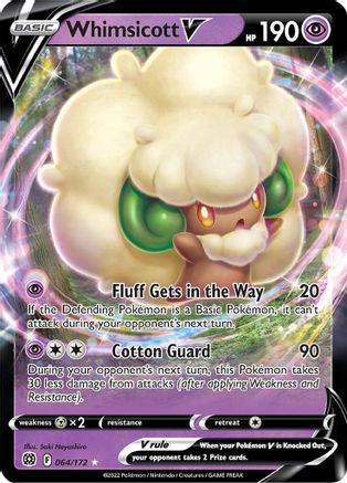 Whimsicott V (064/172) [Sword & Shield: Brilliant Stars]-1