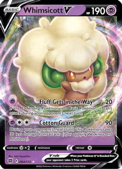 Whimsicott V (064/172) [Sword & Shield: Brilliant Stars]-1