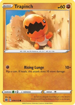 Trapinch (074/172) [Sword & Shield: Brilliant Stars]-1