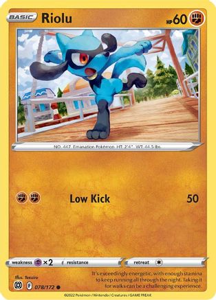 Riolu (078/172) [Sword & Shield: Brilliant Stars]-1