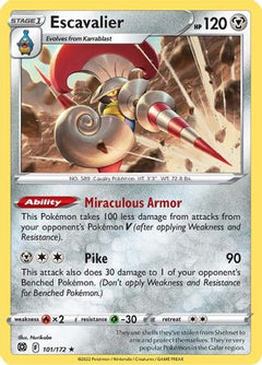 Escavalier (101/172) [Sword & Shield: Brilliant Stars]-1