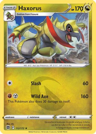Haxorus (112/172) [Sword & Shield: Brilliant Stars]-1