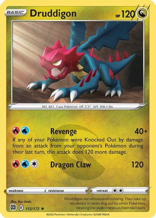Druddigon (113/172) [Sword & Shield: Brilliant Stars]-1