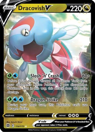 Dracovish V (114/172) [Sword & Shield: Brilliant Stars]-1