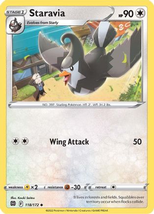 Staravia (118/172) [Sword & Shield: Brilliant Stars]-1