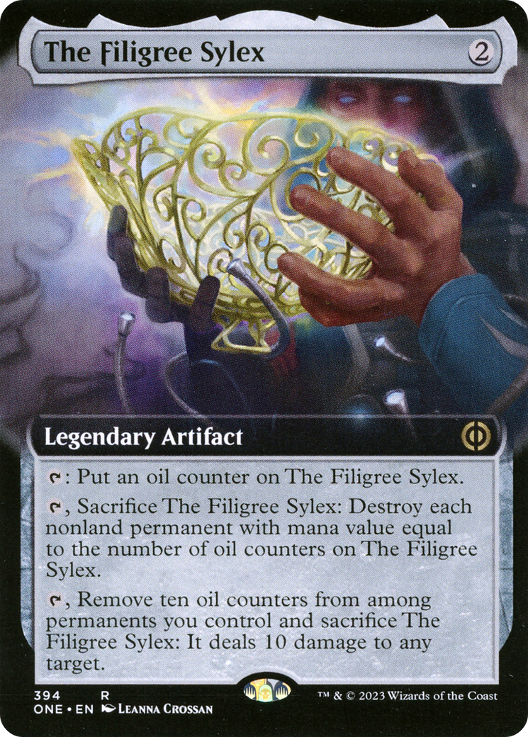 The Filigree Sylex (Extended Art) [Phyrexia: All Will Be One]-1