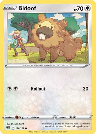 Bidoof (120/172) [Sword & Shield: Brilliant Stars]-1