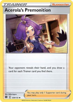 Acerola's Premonition (129/172) [Sword & Shield: Brilliant Stars]-1