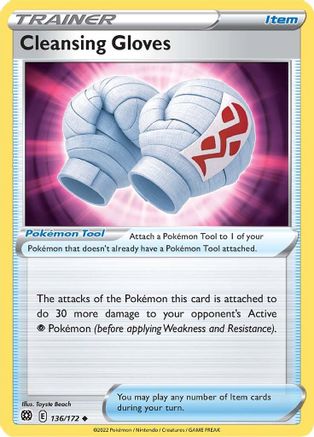Cleansing Gloves (136/172) [Sword & Shield: Brilliant Stars]-1