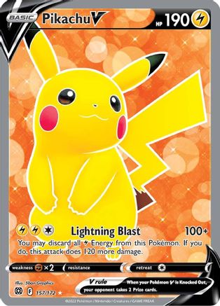 Pikachu V (157/172) [Sword & Shield: Brilliant Stars]-1