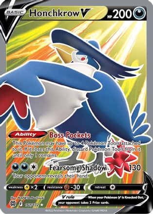 Honchkrow V (161/172) [Sword & Shield: Brilliant Stars]-1